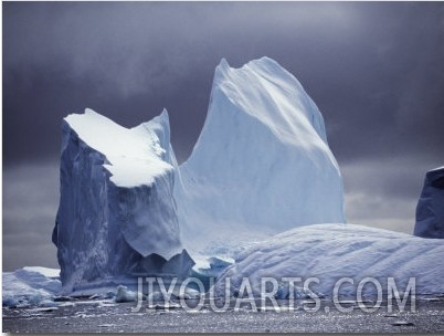 Grandidier Channel, Pleneau Island, Grounded Iceberg, Antarctica