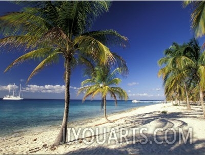 Tropical Beach on Isla de la Juventud, Cuba