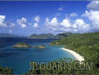 Trunk Bay, St. John, Us Virgin Islands, Caribbean