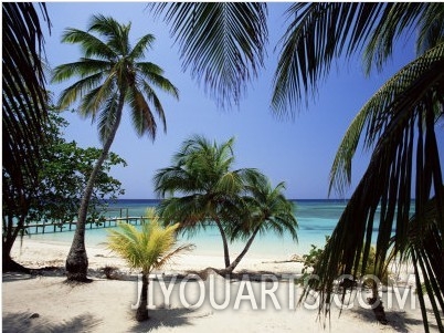 West Bay at the Western Tip of Roatan, Largest of the Bay Islands, Honduras, Caribbean