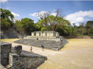 Ball Court, Central Plaza, Copan, UNESCO World Heritage Site, Honduras, Central America