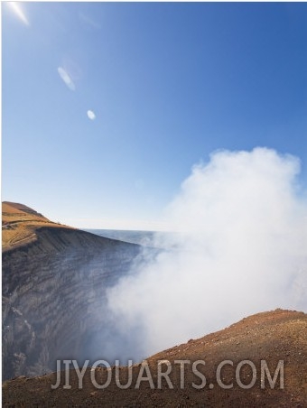 Santiago Crater, Park National Volcan Masaya, Masaya, Nicaragua, Central America