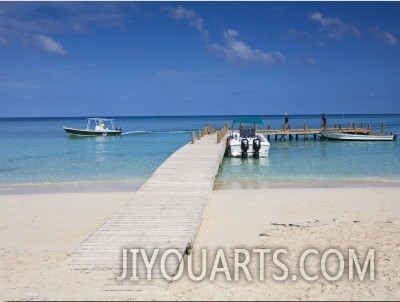 West Bay, Jetty, Roatan, Bay Islands, Honduras, Central America