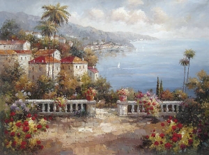 Mediterranean Oil Painting 0007