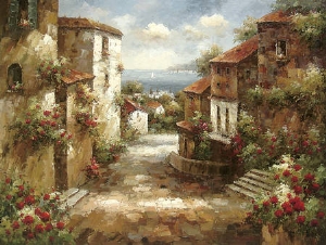 Mediterranean Oil Painting 0020