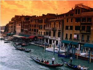 Grand Canal and Riva Del Vin, Venice, Veneto, Italy