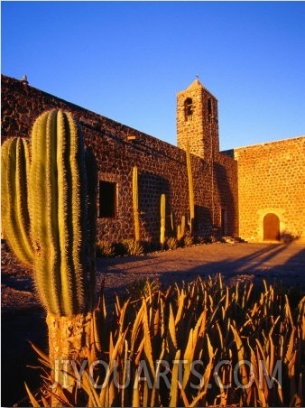 Mission Santa Rosalia De Mulege, Built in 1770 Overlooking the Santa Rosali River, Mulege, Mexico