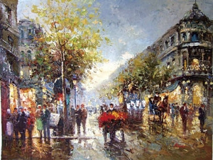 Street Oil Paintings 0029