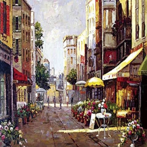 Street Oil Paintings 0030