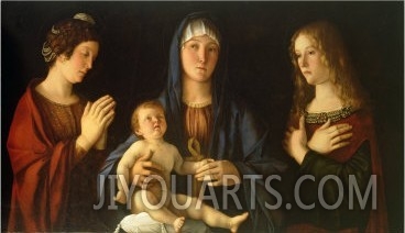 Virgin and Child with St. Catherine and Mary Magdalene, circa 1500