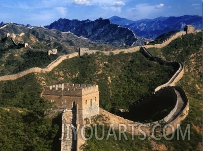 Landscape of Great Wall, Jinshanling, China