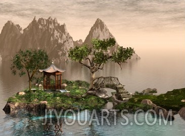 Asian Ocean Landscape