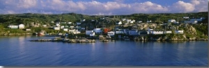 Fishing Sheds on an Island, Rose Blanche, Newfoundland and Labrador, Canada