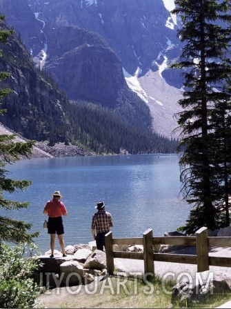 Lake Moraine, Alberta, Rockies, Canada