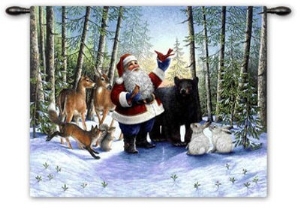 Santa in the Forest