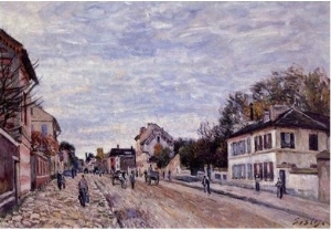 Street Scene in Marly