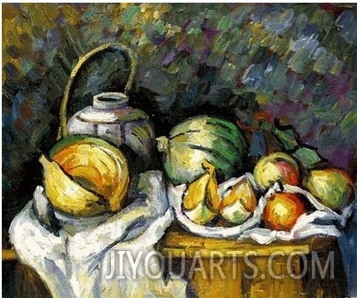 Still Life with Melons and Apples