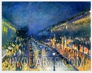 Boulevard Montmartre; Night Effect