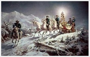 Ludwig II (1845 86) of Bavaria Sleighing at Night from Neuschwanstein to Linderhof, 1888