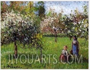 Apple Blossoms, Eragny