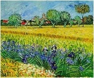 View of Arles with Irises II