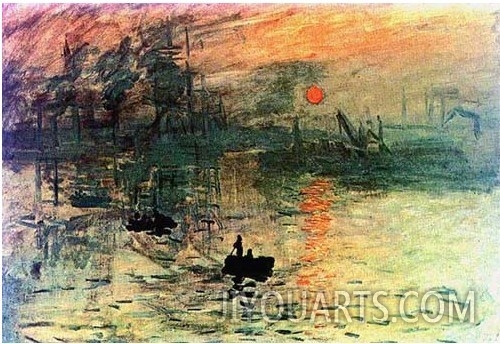 Winter Sunset scenery on the Seine I