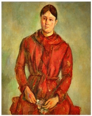 Madame Cezanne in a Red Dress, 1888 1890