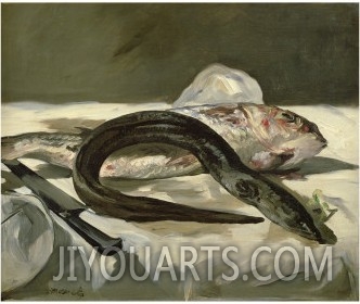 Eel and Red Mullet, 1864