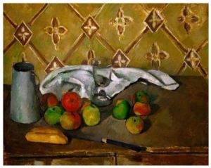 Fruits, Napkin and Milk Jar