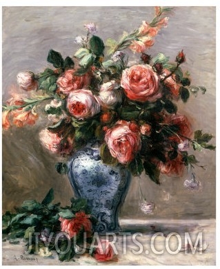 Vase of Roses