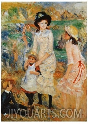 Children on the Seashore, Guernsey