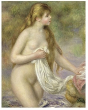 Bather with Long Hair