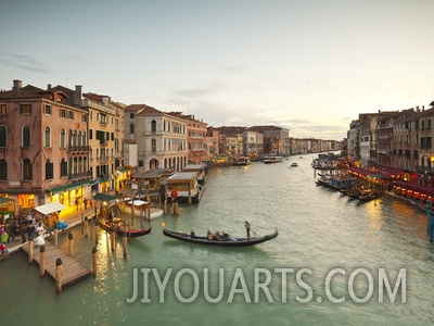 Grand Canal from the Rialto, Venice, Italy