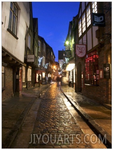 The Shambles at Christmas, York, Yorkshire, England, United Kingdom, Europe