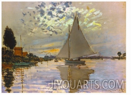 Monet: Sailboat