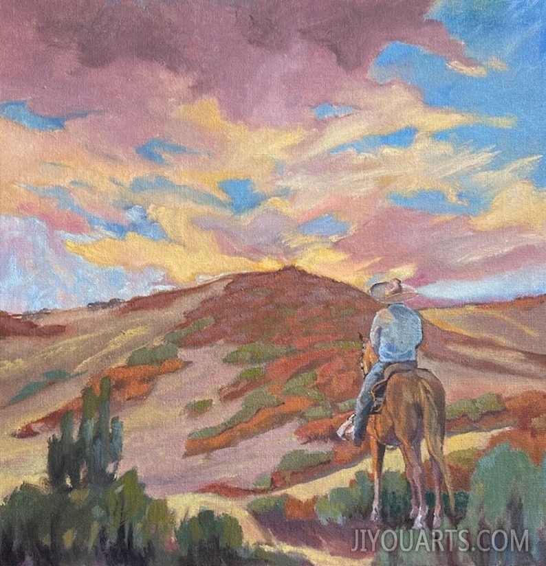 western, horses, mustangs, abstract art