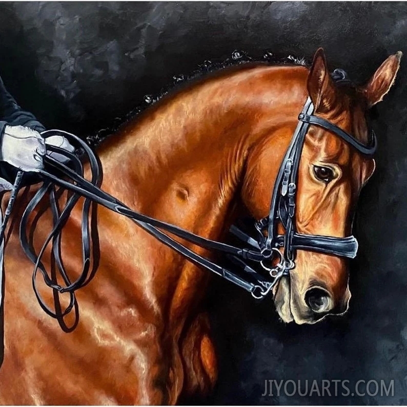 Horse Oil Painting, Custom Horse Portrait, Equine painting, Equine Oil Portrait, Custom Oil Painting, Equine Art, Horse Art, Original Art