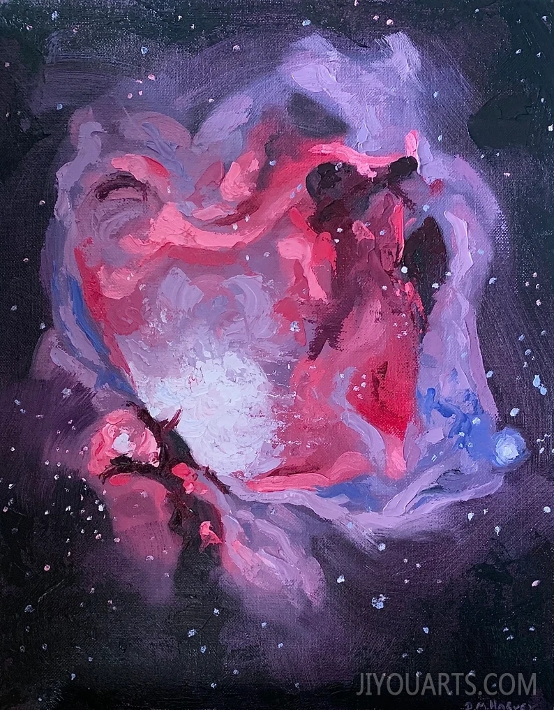 Orion Nebula   Oil Painting