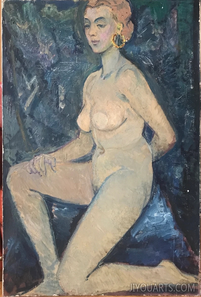 Female Nude, Nude Model, Nude Art, Original oil canvas painting, Extra Large Original oil painting, Ukrainian Artist Strelnikov